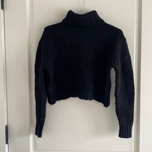 J Crew cropped wool and alpaca jumper